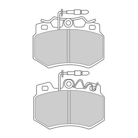 Kit pastiglie freno anteriore