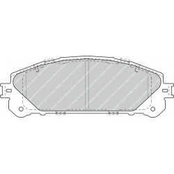 Kit pastiglie freno anteriore