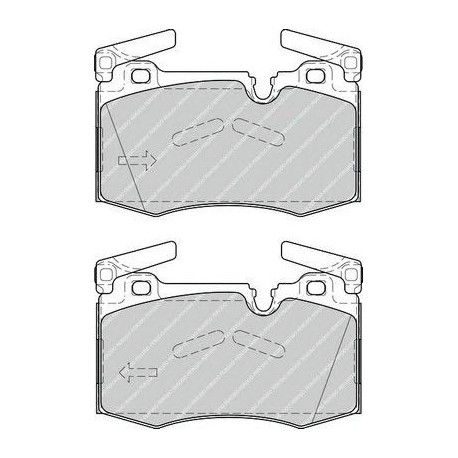 Kit pastiglie freno anteriore