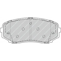Kit pastiglie freno anteriore