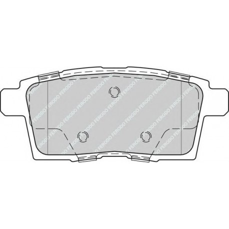 Kit pastiglie freno posteriore