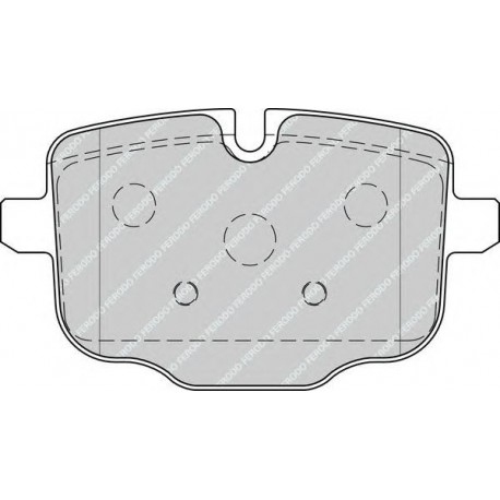 Kit pastiglie freno posteriore