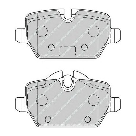 Kit pastiglie freno posteriore