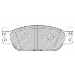Kit pastiglie freno anteriore