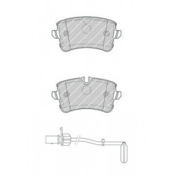 Kit pastiglie freno posteriore