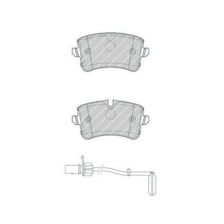 Kit pastiglie freno posteriore