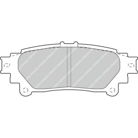 Kit pastiglie freno posteriore