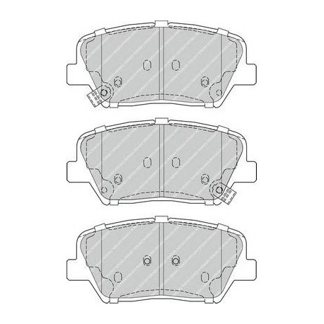 Kit pastiglie freno anteriore