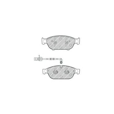 Kit pastiglie freno anteriore