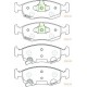 Kit pastiglie freno anteriore