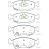 Kit pastiglie freno anteriore