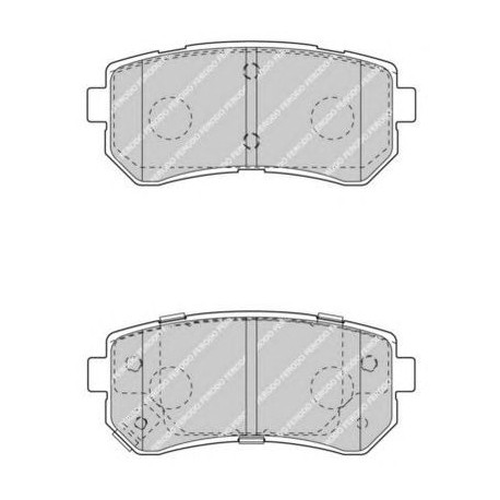 Kit pastiglie freno posteriore