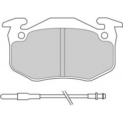 Kit pastiglie freno anteriore