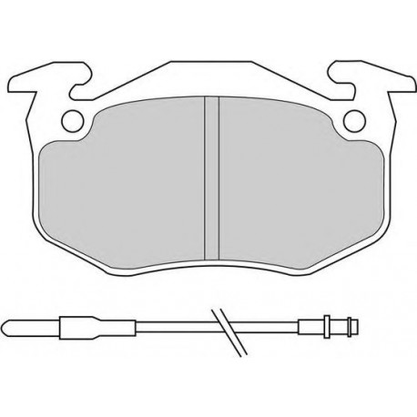 Kit pastiglie freno anteriore