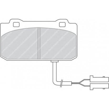 Kit pastiglie freno anteriore