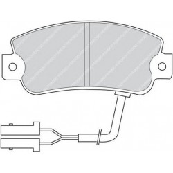 Kit pastiglie freno anteriore