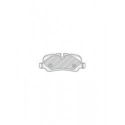 Kit pastiglie freno posteriore