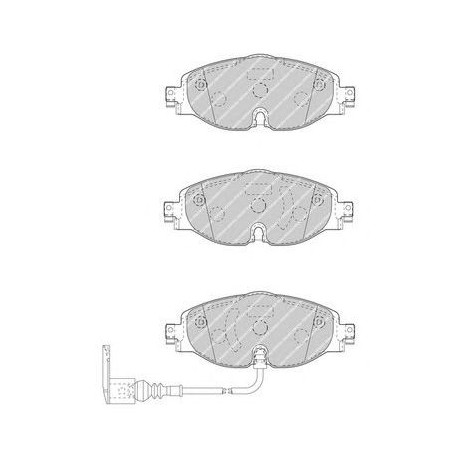 Kit pastiglie freno anteriore