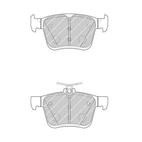 Kit pastiglie freno posteriore