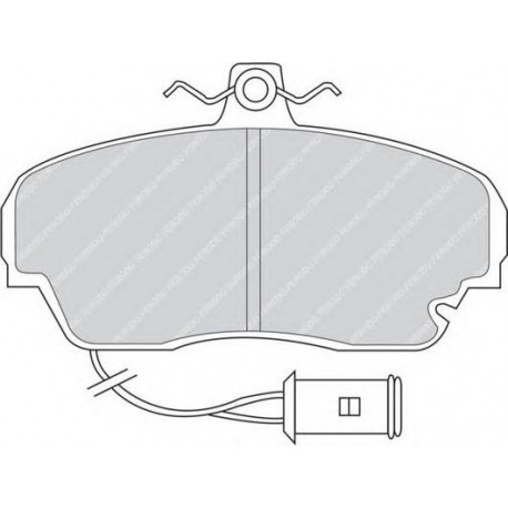 Kit pastiglie freno anteriore