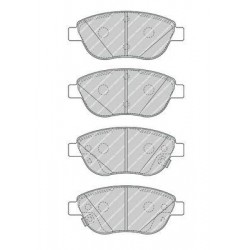 Kit pastiglie freno anteriore