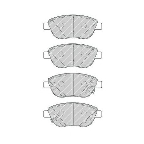 Kit pastiglie freno anteriore