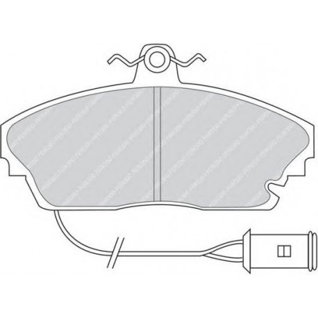 Kit pastiglie freno anteriore