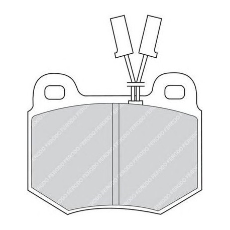 Kit pastiglie freno anteriore