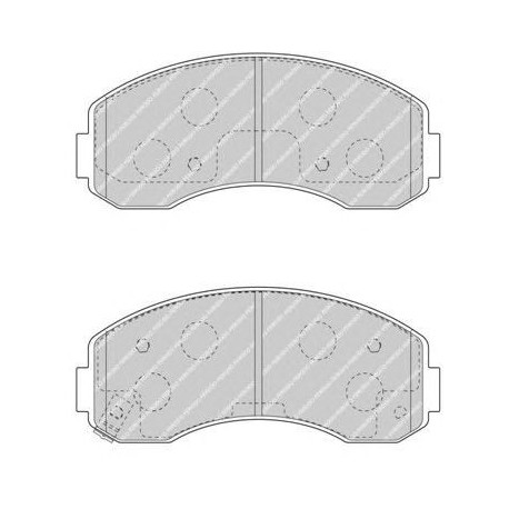 Kit pastiglie freno anteriore