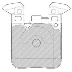 Kit pastiglie freno posteriore