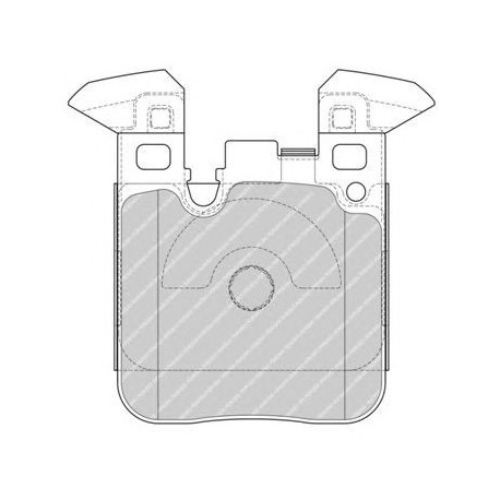 Kit pastiglie freno posteriore