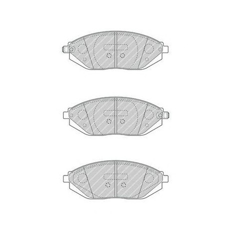 Kit pastiglie freno anteriore