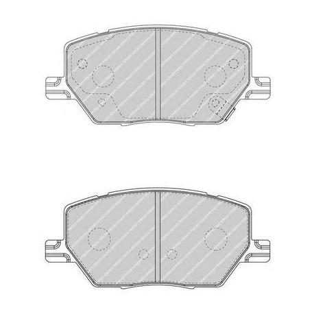 Kit pastiglie freno anteriore