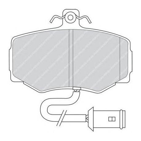 Kit pastiglie freno anteriore