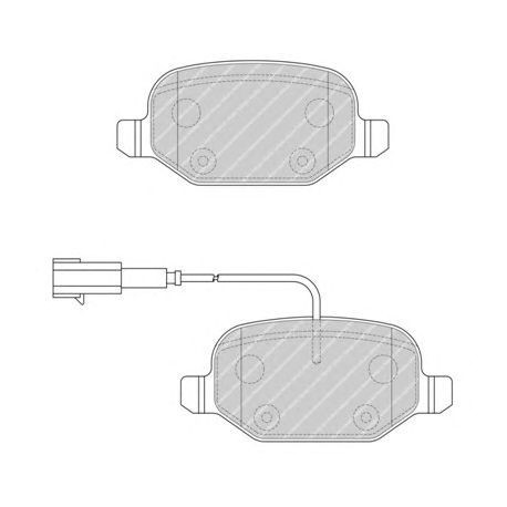 Kit pastiglie freno posteriore