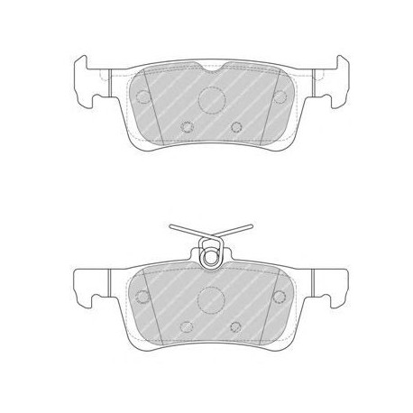 Kit pastiglie freno posteriore