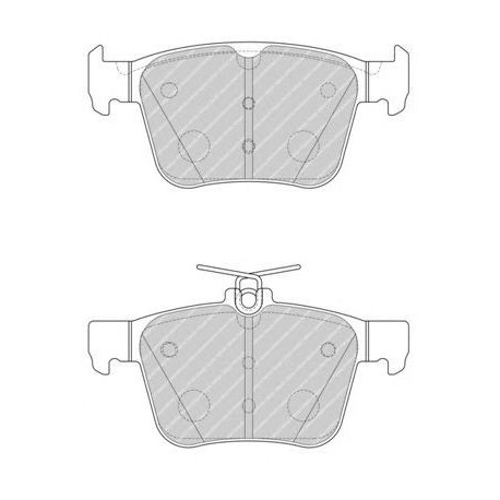 Kit pastiglie freno posteriore