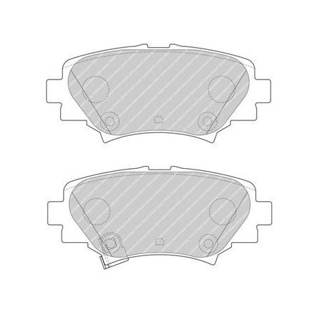 Kit pastiglie freno posteriore