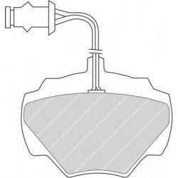 Kit pastiglie freno posteriore