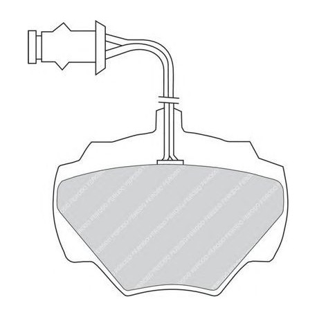 Kit pastiglie freno posteriore