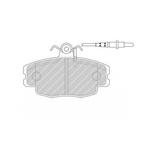 Kit pastiglie freno anteriore