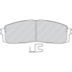 Kit pastiglie freno posteriore