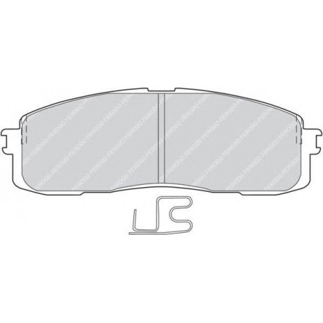 Kit pastiglie freno posteriore