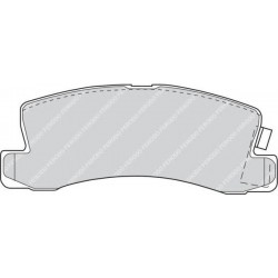 Kit pastiglie freno posteriore