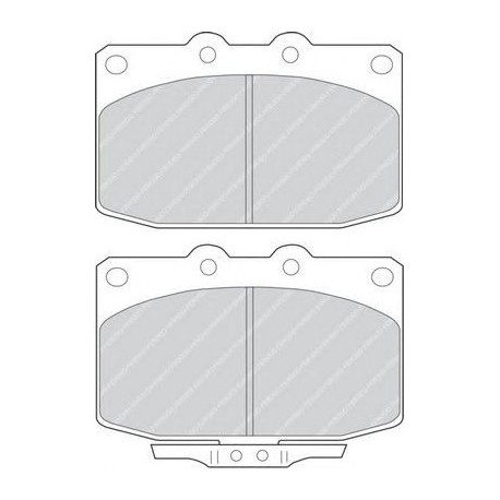 Kit pastiglie freno anteriore