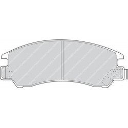 Kit pastiglie freno anteriore