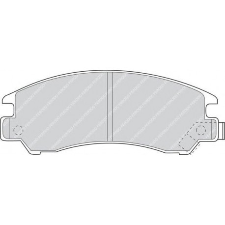 Kit pastiglie freno anteriore