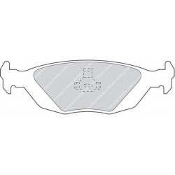 Kit pastiglie freno posteriore