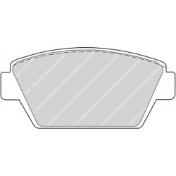 Kit pastiglie freno posteriore