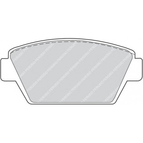 Kit pastiglie freno posteriore